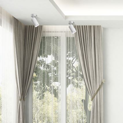 LED RGBW stmievané kúpeľňové bodové svietidlo TURYN 1xGU10/6,5W/230V 2700-6500K Wi-Fi IP44 biela