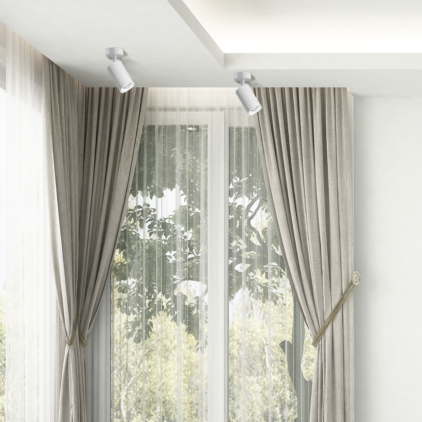 LED RGBW stmievané kúpeľňové bodové svietidlo TURYN 1xGU10/6,5W/230V 2700-6500K Wi-Fi IP44 biela