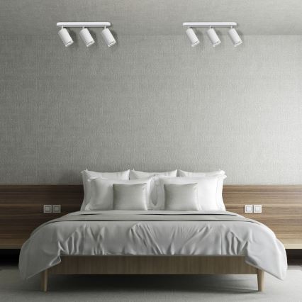 LED RGBW Stmievateľné kúpeľňové bodové svietidlo TURYN 3xGU10/6W/230V 3000K Wi-Fi IP44 biela