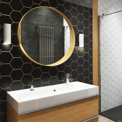 LED RGBW Stmievateľné kúpeľňové nástenné svietidlo TURYN 1xGU10/6W/230V 3000K Wi-Fi IP44 biela