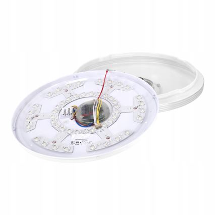 LED RGBW stmievateľné stropné svietidlo s reproduktorom LED/60W/230V 3000-6000K priemer 40 cm biele + diaľkové ovládanie