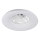 LED RGBW stmievateľné stropné svietidlo s ventilátorom PLAVE PAN LED/24W/230V 3000-6500K pr. 48,5 cm biela + diaľkové ovládanie