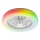 LED RGBW Stmievateľné stropné svietidlo s ventilátorom ZAMBIA LED/24W/230V 3000-6500K biela + diaľkové ovládanie