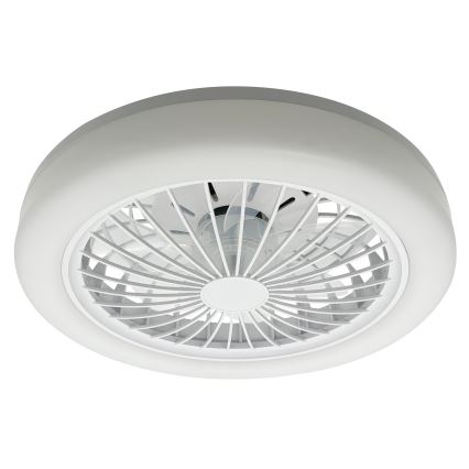LED RGBW Stmievateľné stropné svietidlo s ventilátorom ZAMBIA LED/24W/230V 3000-6500K biela + diaľkové ovládanie