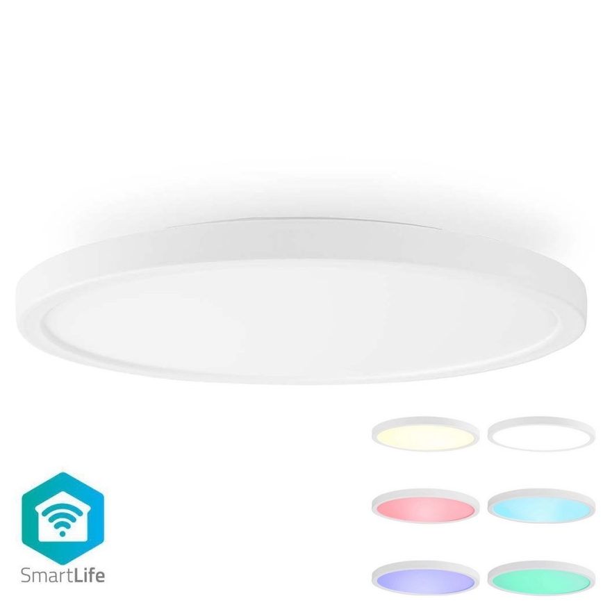 LED RGBW Stmievateľné stropné svietidlo SmartLife LED/18W/230V 2700-6500K Wi-Fi Tuya