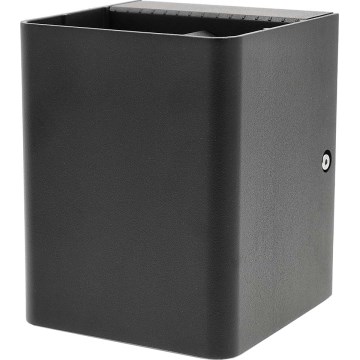 LED RGBW Stmievateľné vonkajšie nástenné svietidlo SmartLife LED/12W/230V IP65 Wi‑Fi Tuya čierna