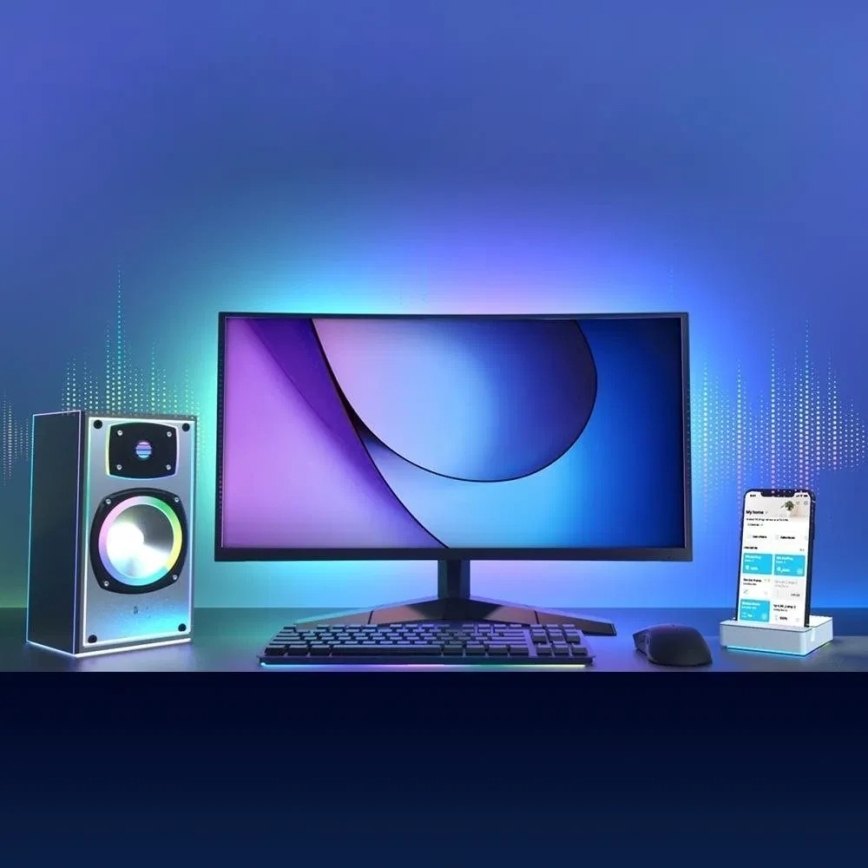 LED RGBW stmievateľný pás 5 m LED/13,5W/230V Wi-Fi