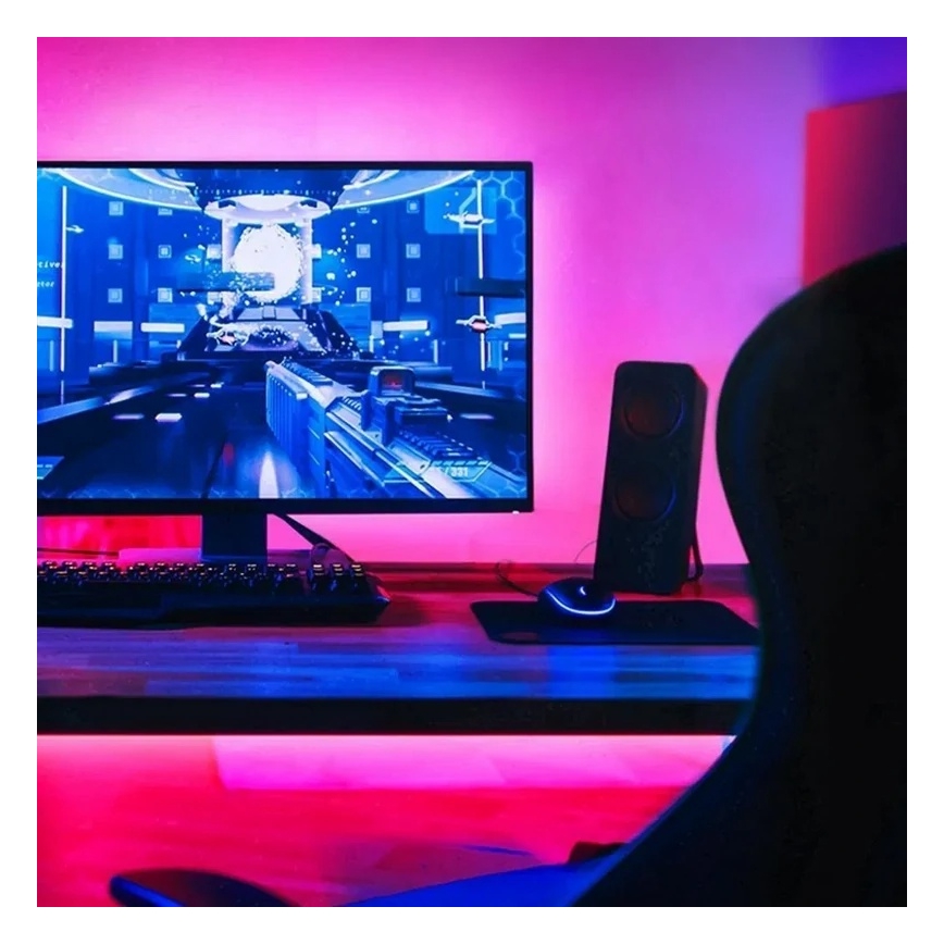 LED RGBW stmievateľný pás 5 m LED/13,5W/230V Wi-Fi