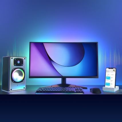 LED RGBW stmievateľný pásik 5 m LED/20,5W/230V Wi-Fi