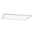 LED RGBW stmievateľný prisadený panel LED/13,5W/230V 3000-6500K 29,5x59,5 cm strieborný + diaľkové ovládanie