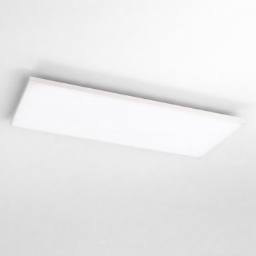 LED RGBW stmievateľný prisadený panel LED/13,5W/230V 3000-6500K 29,5x59,5 cm strieborný + diaľkové ovládanie