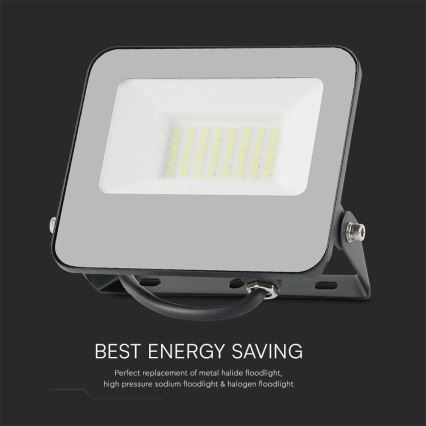 LED RGBW Stmievateľný reflektor LED/30W/230V IP65 šedá + diaľkové ovládanie