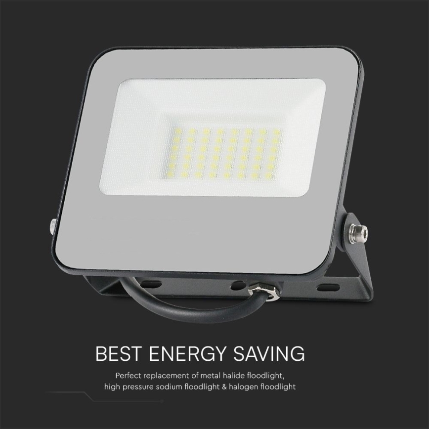 LED RGBW Stmievateľný reflektor LED/30W/230V IP65 šedá + diaľkové ovládanie