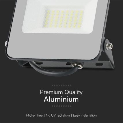 LED RGBW Stmievateľný reflektor LED/30W/230V IP65 šedá + diaľkové ovládanie