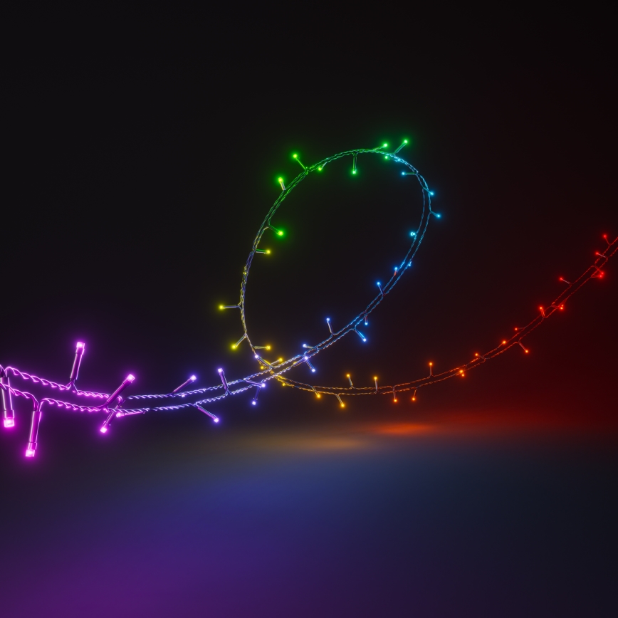 Nanoleaf  - LED RGBW Vonkajšia vianočná reťaz ESSENTIALS 250xLED 2x10m 2700-6500K Wi-Fi IP44