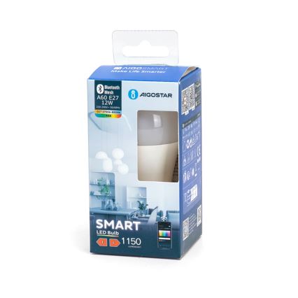 LED RGBW Stmievateľná žiarovka A60 E27/12W/230V 2700-6500K - Aigostar