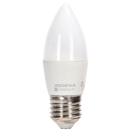 LED RGBW Stmievateľná žiarovka C37 E27/4,9W/230V 2700-6500K - Aigostar