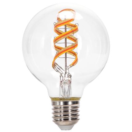 LED RGBW Žiarovka FILAMENT G80 E27/4,9W/230V 2700K - Aigostar