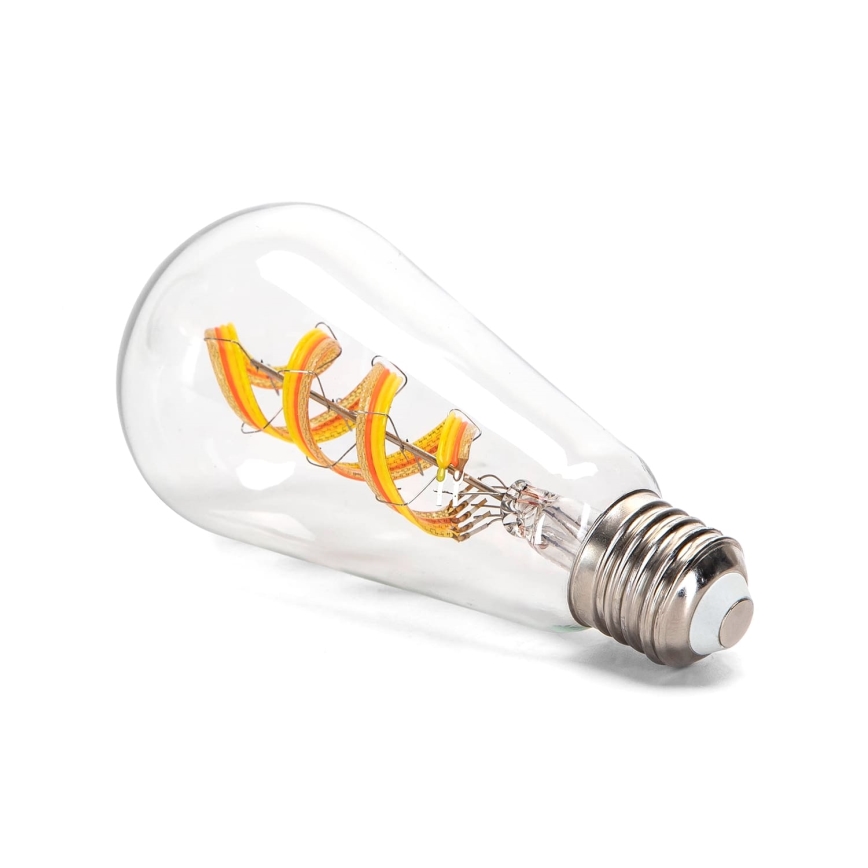 LED RGBW Stmievateľná žiarovka FILAMENT MESH Smart ST64 E27/4,9W/230V 2700K - Aigostar