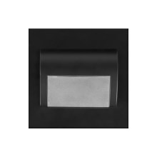 LED Schodiskové svietidlo DECORUS LED/1,2W/12V 6000K čierna