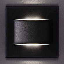 LED Schodiskové svietidlo ERINUS LED/1,5W/12V 4000K čierna
