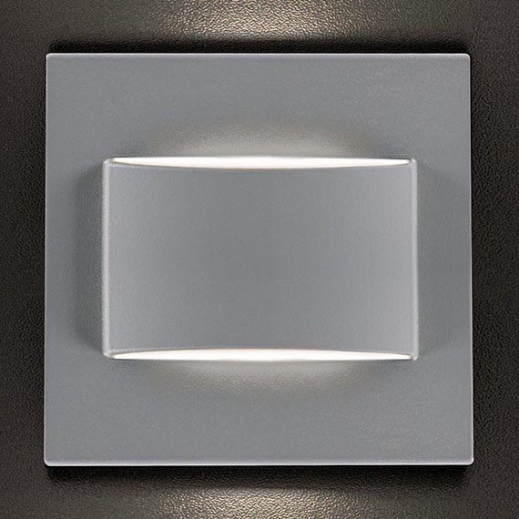 LED Schodiskové svietidlo ERINUS LED/1,5W/12V 4000K šedá