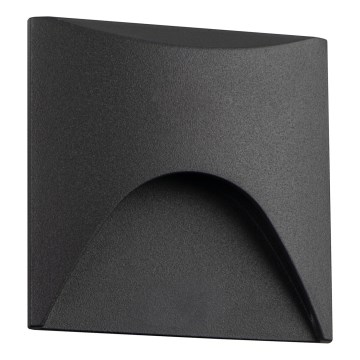LED schodiskové svietidlo EXIN LED/2,5W/230V 3000K IP65 antracitové hranaté