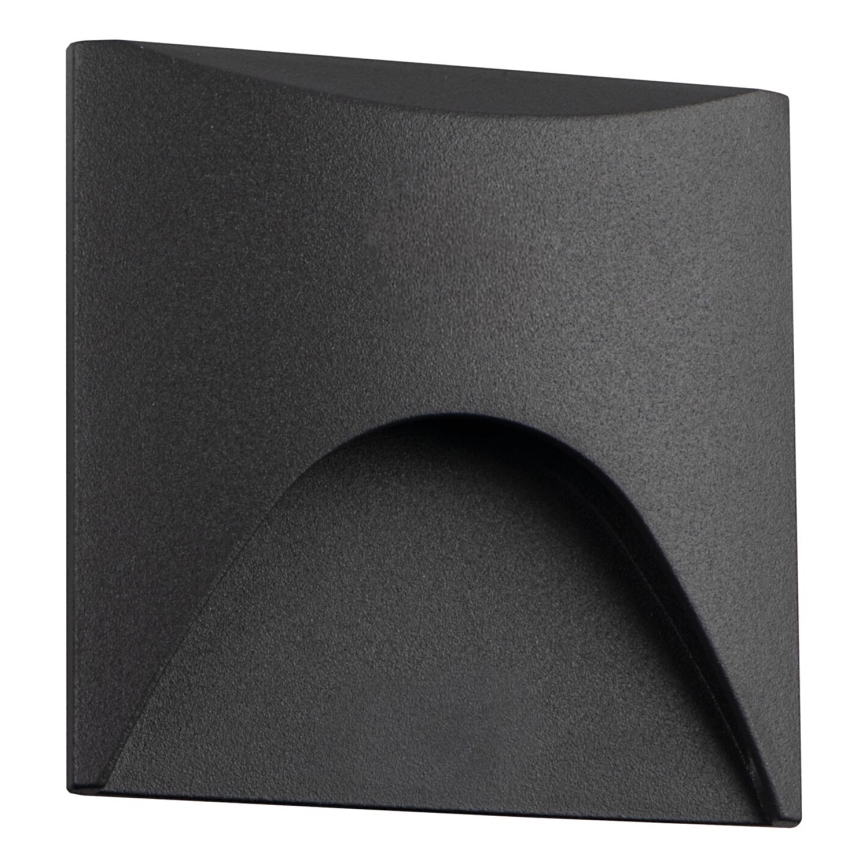 LED schodiskové svietidlo EXIN LED/2,5W/230V 4000K IP65 antracitové, hranaté