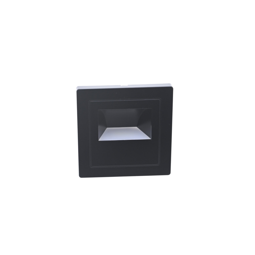 LED schodiskové svietidlo LED/3W/230V 3000K čierne