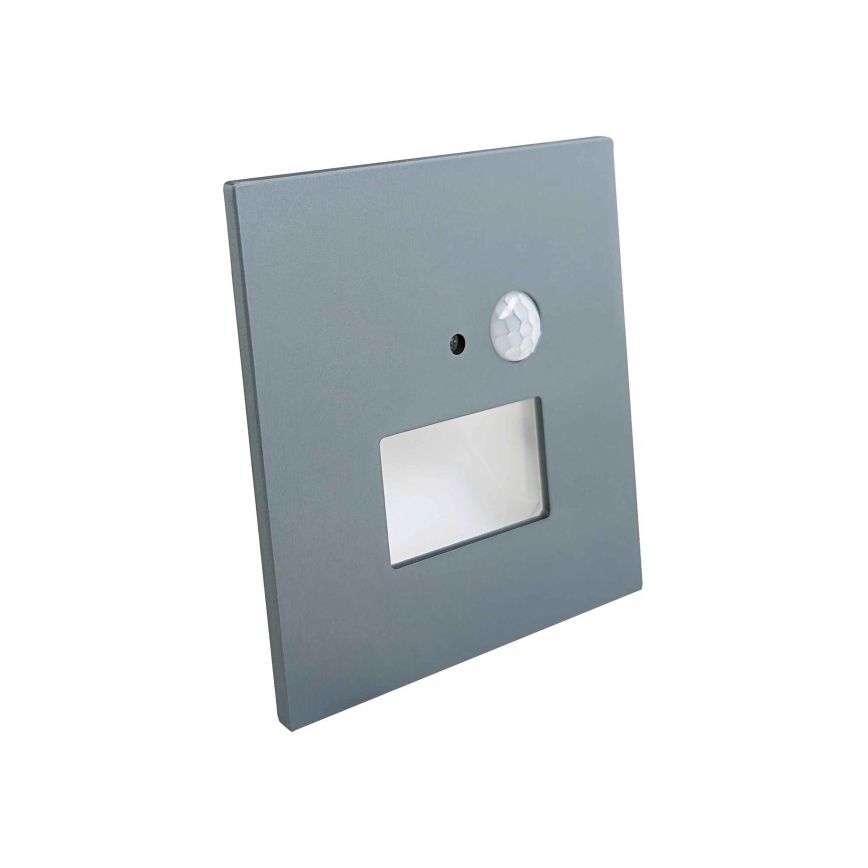 LED schodiskové svietidlo s pohybovým a súmrakovým senzorom LED/1,5W/230V 3000/4000/6000K antracit