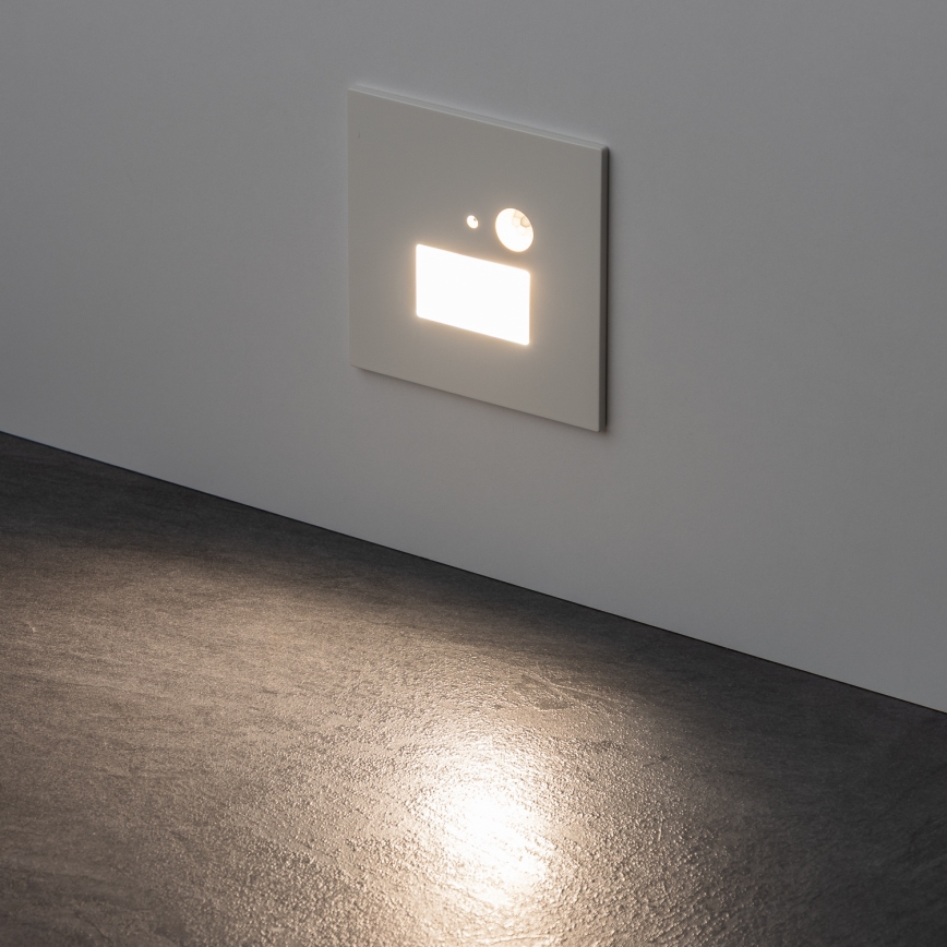LED Schodiskové svietidlo s pohybovým senzorom LED/1,5W/230V 3000K/4000K/6500K
