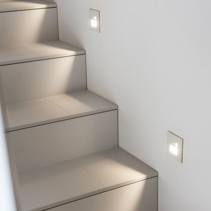 LED Schodiskové svietidlo s pohybovým senzorom LED/1,5W/230V 3000K/4000K/6500K
