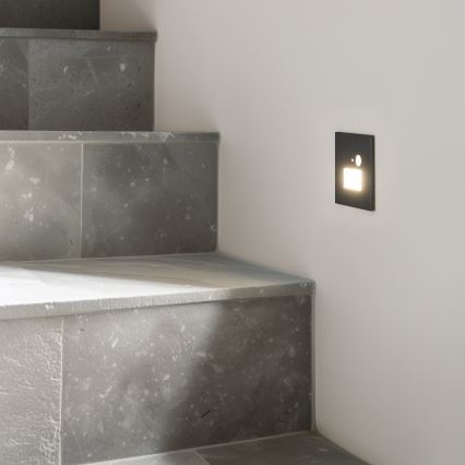 LED Schodiskové svietidlo s pohybovým senzorom LED/1,5W/230V 3000K/4000K/6500K