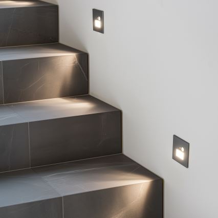 LED Schodiskové svietidlo s pohybovým senzorom LED/1,5W/230V 3000K/4000K/6500K