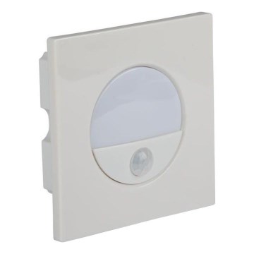 LED Schodiskové svietidlo s pohybovým senzorom LED/3W/230V 4000K biela