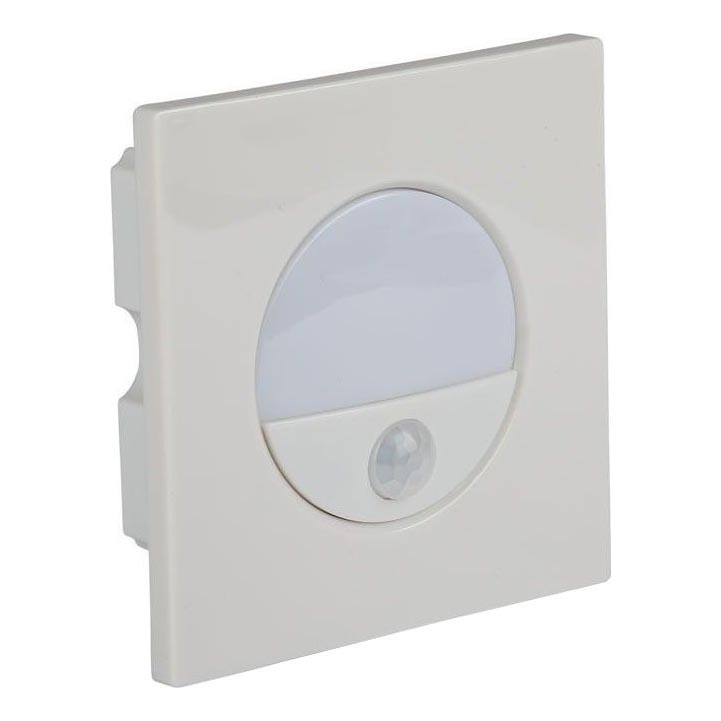 LED Schodiskové svietidlo s pohybovým senzorom LED/3W/230V 4000K biela