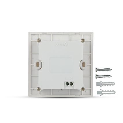 LED Schodiskové svietidlo s pohybovým senzorom LED/3W/230V 4000K biela