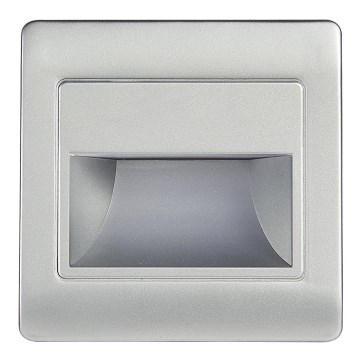 LED schodiskové svietidlo STEP LIGHT NET LED/1,5W/30V strieborná