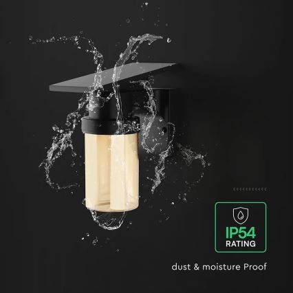 LED solárne nástenné svietidlo LED/3,7V 2700/3200/5000K IP54 1800 mAh čierna/dymová béžová + diaľkové ovládanie