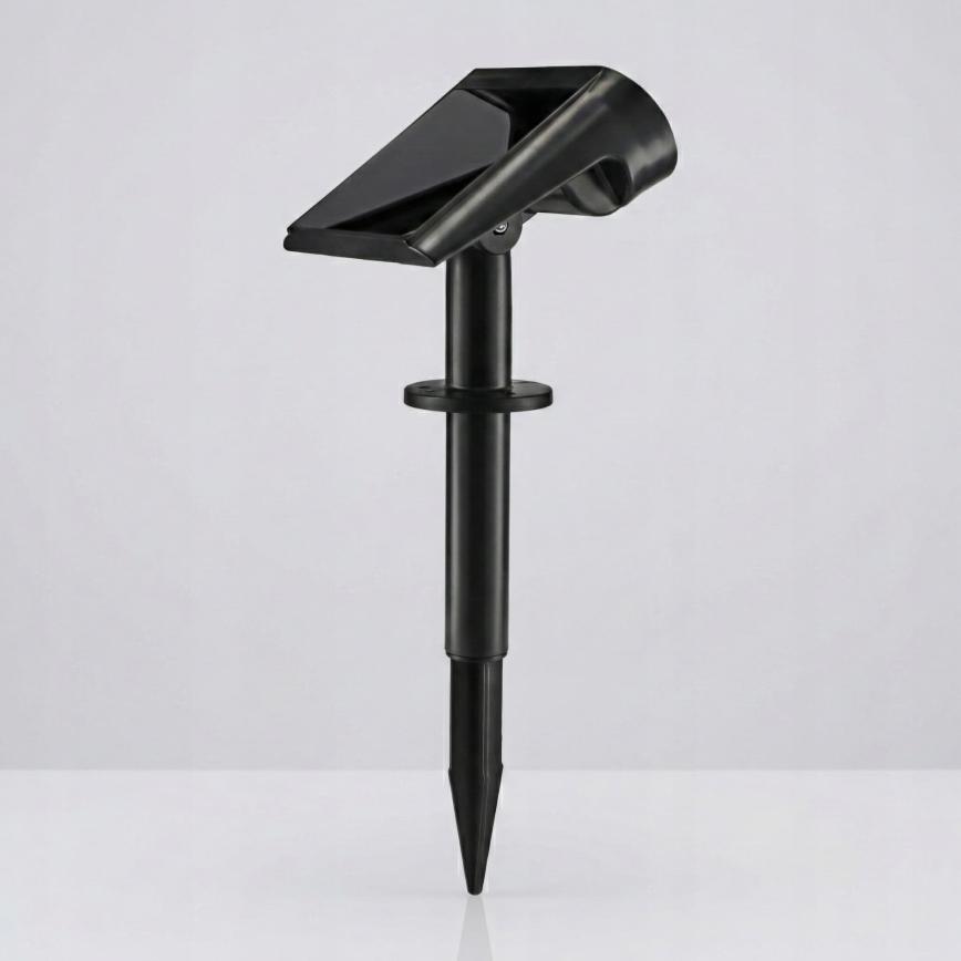 LED solárna lampa 2 v 1 LED/3,7 V 1200 mAh IP54 čierna