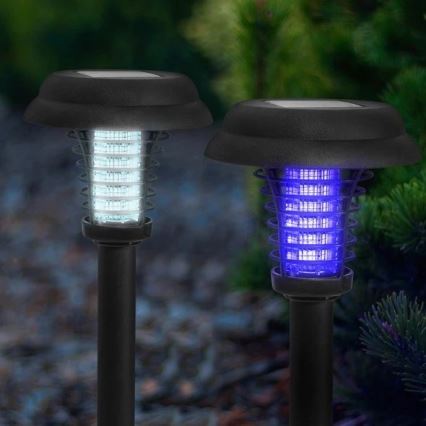 LED Solárna lampa a lapač hmyzu LED/0,1W/1,2V IP44 600 mAh