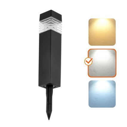 LED solárna lampa AURORA LED/1xAAA 4000K IP44 100 mAh