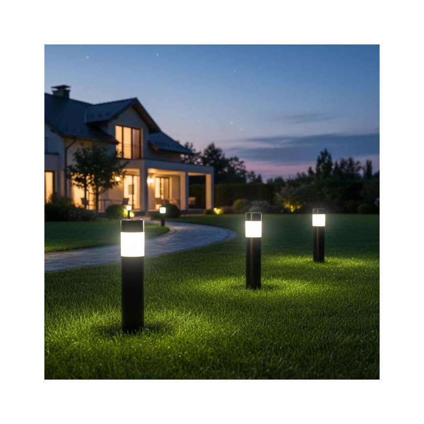 LED solárna lampa AURORA LED/1xAAA 4000K IP44 100 mAh