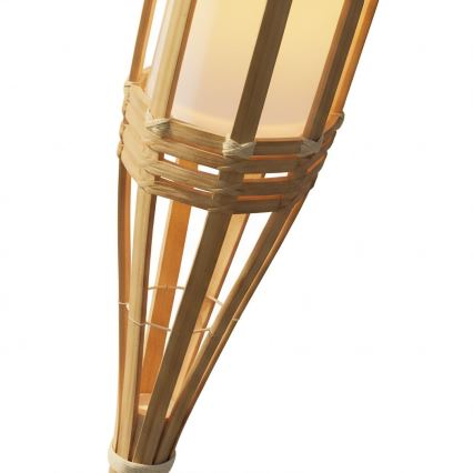 LED Solárna lampa BAMBOO LED/1,2V 150 mAh 1800K 56 cm IP44 béžová