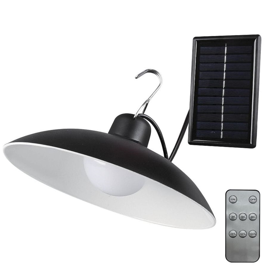 LED Solárna lampa CELINA LED/1,8W/3,7V 2400 mAh IP44 + diaľkové ovládanie
