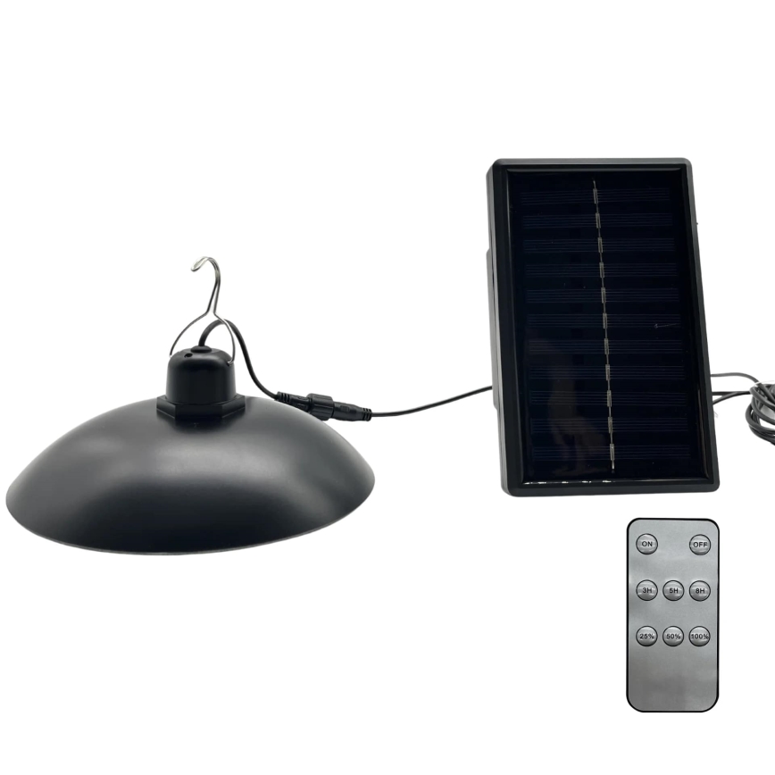 LED Solárna lampa CELINA LED/1,8W/3,7V 2400 mAh IP44 + diaľkové ovládanie