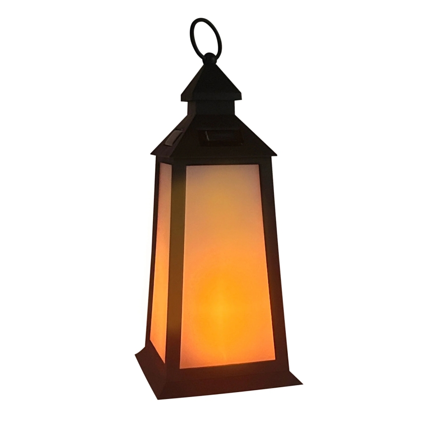 LED Solárna lampa FENIX LED/1,2V 200 mAh IP44 čierna