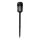 LED solárna lampa FLAME LED/1,2V 100 mAh 1800K 37 cm IP44 čierna