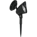 LED solárna lampa JOKER LED/1,2V 100 mAh 4000K 31,5 cm IP44 čierna