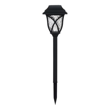 LED solárna lampa LAWN LED/1,2V 100 mAh 3000K 44 cm IP44 čierna